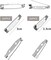 100 Pcs Bar Pins, Silver Brooch Clasp Pin Backs Safety Clasp Brooch for Name Tags Jewelry Making DIY Crafts Badges Mother's Day Gift (25MM/30MM)